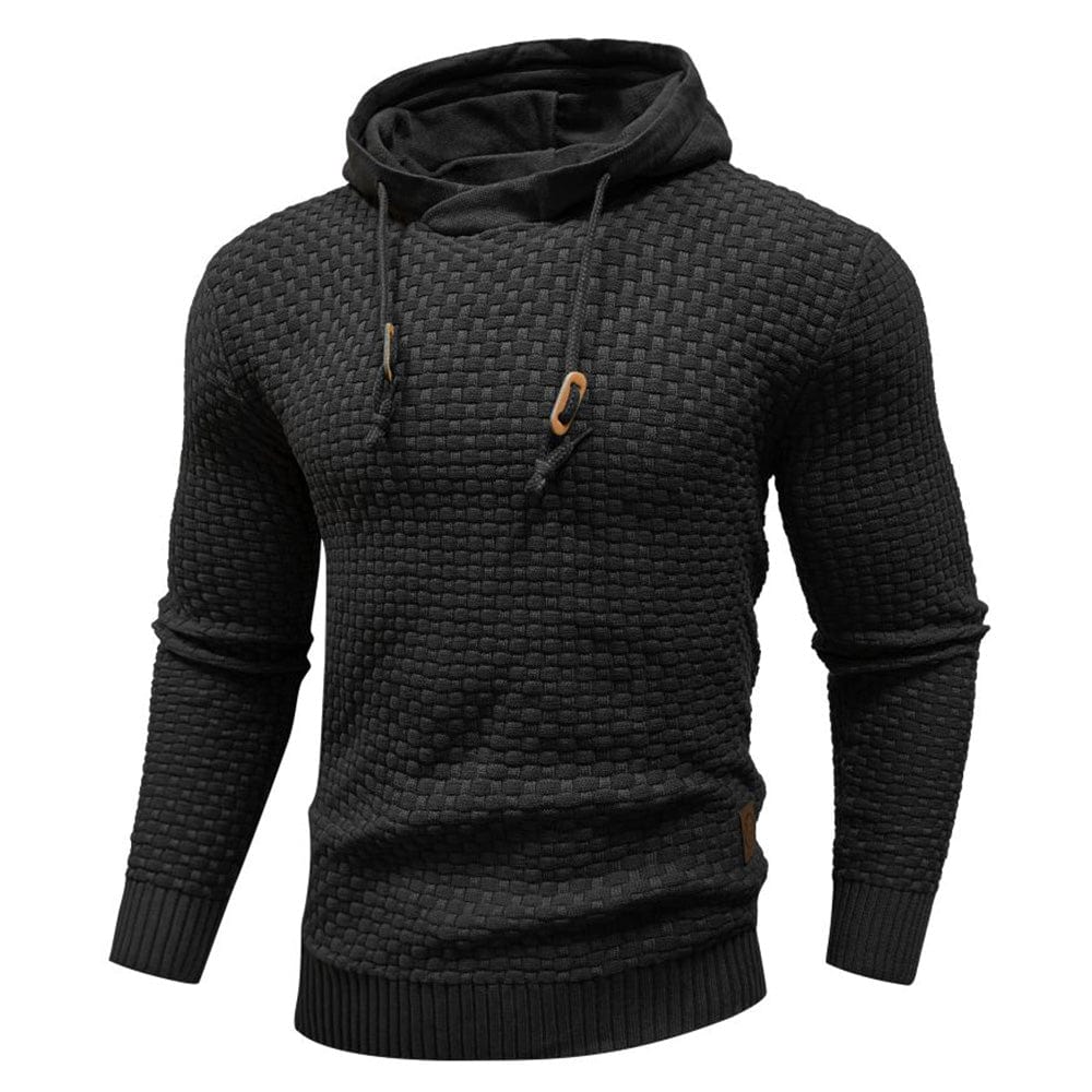Sudadera con capucha para hombre ALBI - Sudaderas con capucha - color negro - vista frontal