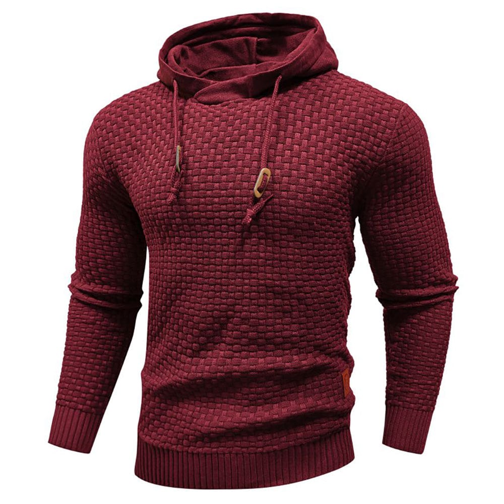 Sudadera con capucha para hombre ALBI - Sudaderas con capucha - color rojo - imagen 10