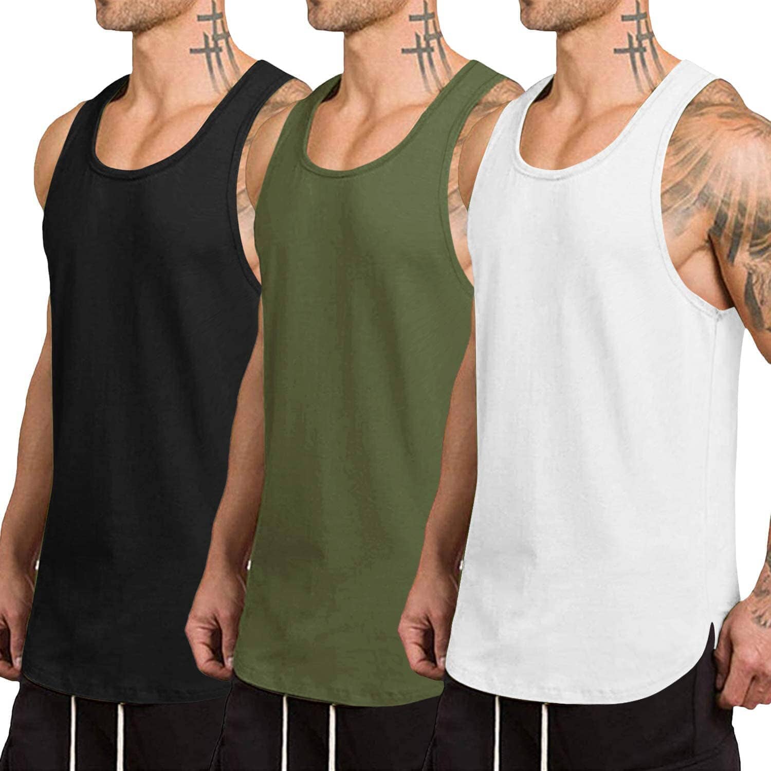 Lote de 3 camisetas de tirantes ALBI - foto principal