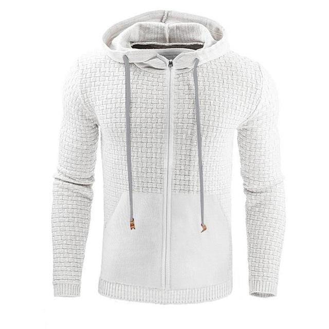 Sudadera con capucha para hombre ALBI - Sudaderas con capucha - detalle de tejido