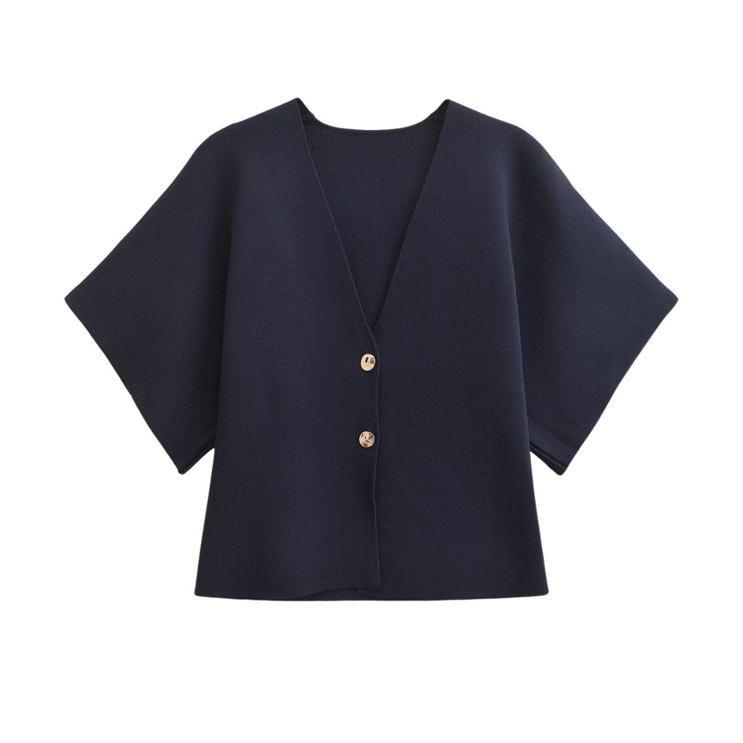 ALBI | Blusa minimalista y elegante con cierre de botones