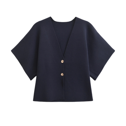 ALBI | Blusa minimalista y elegante con cierre de botones