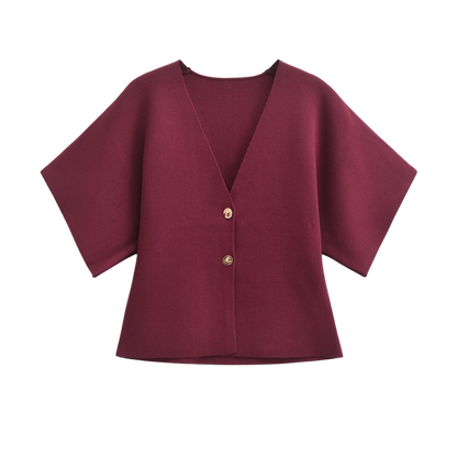 ALBI | Blusa minimalista y elegante con cierre de botones