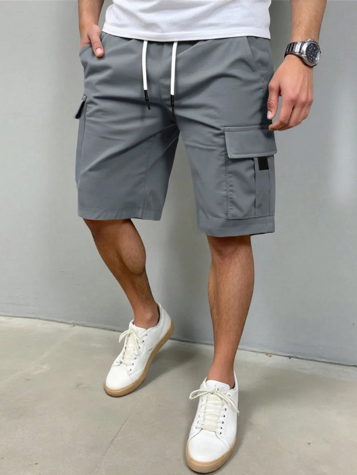 Pantalones cortos tipo cargo ALBI - foto principal