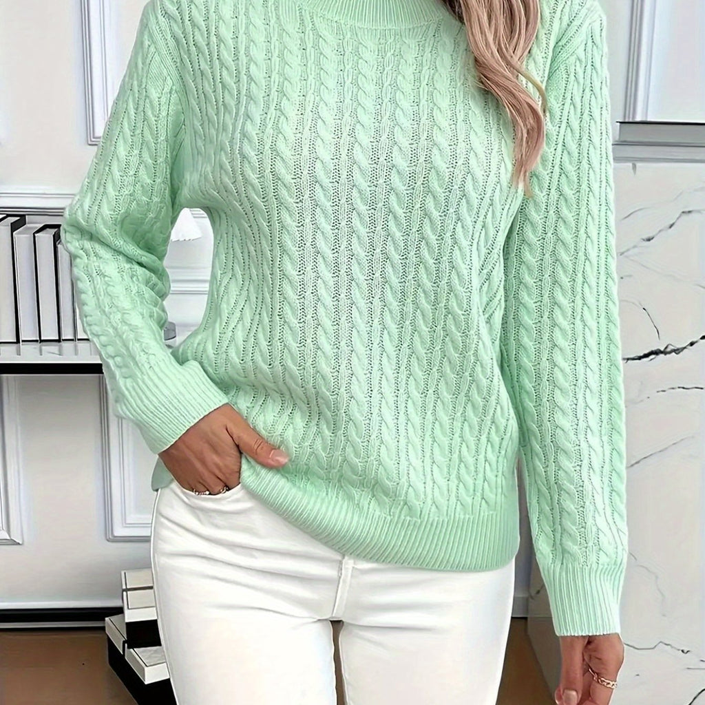 ALBI | Cómodo jersey de punto trenzado