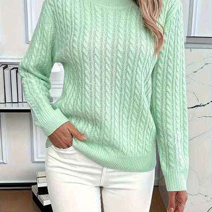 ALBI | Cómodo jersey de punto trenzado
