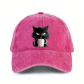 Gorra de béisbol vintage con motivo de gatos ALBI - foto principal