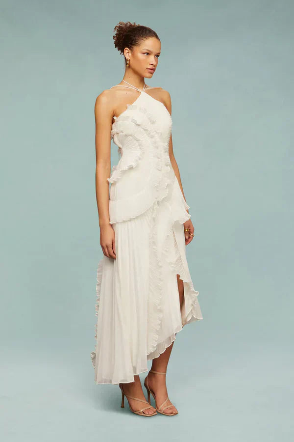 Vestido con volantes en espiral ALBI - Vestidos - imagen 12