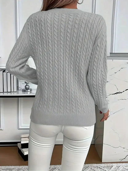 ALBI | Cómodo jersey de punto trenzado