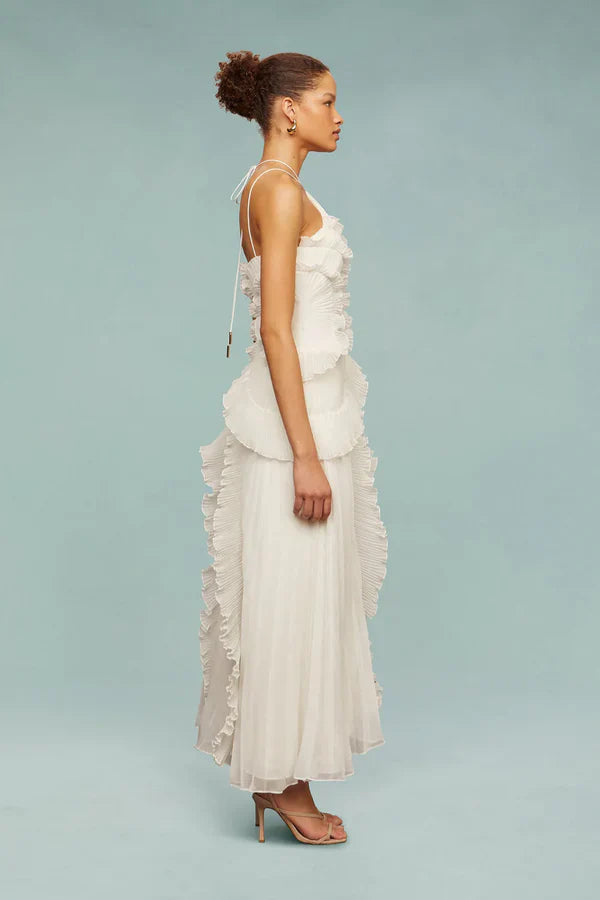 Vestido con volantes en espiral ALBI - Vestidos - imagen 13