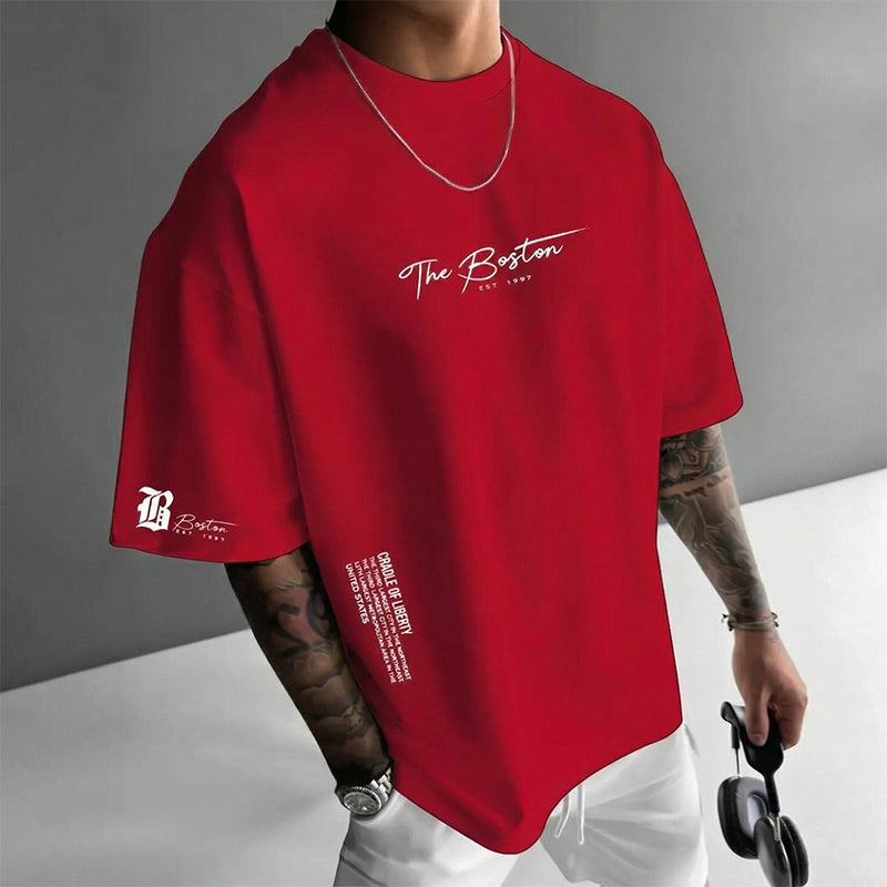 Camiseta urbana oversize con estampado gráfico ALBI - Camisetas de manga corta - vista trasera
