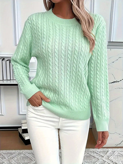 ALBI | Cómodo jersey de punto trenzado