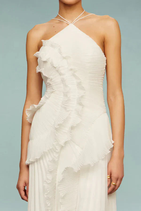 Vestido con volantes en espiral ALBI - Vestidos - imagen 16