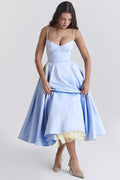 Vestido midi romántico de verano ALBI - Vestidos - foto principal
