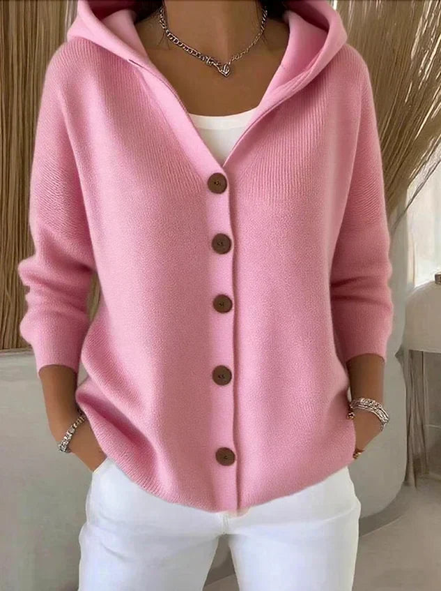Chaqueta de punto con capucha ALBI - Chaquetas y abrigos - foto principal