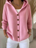 Chaqueta de punto con capucha ALBI - Chaquetas y abrigos - foto principal