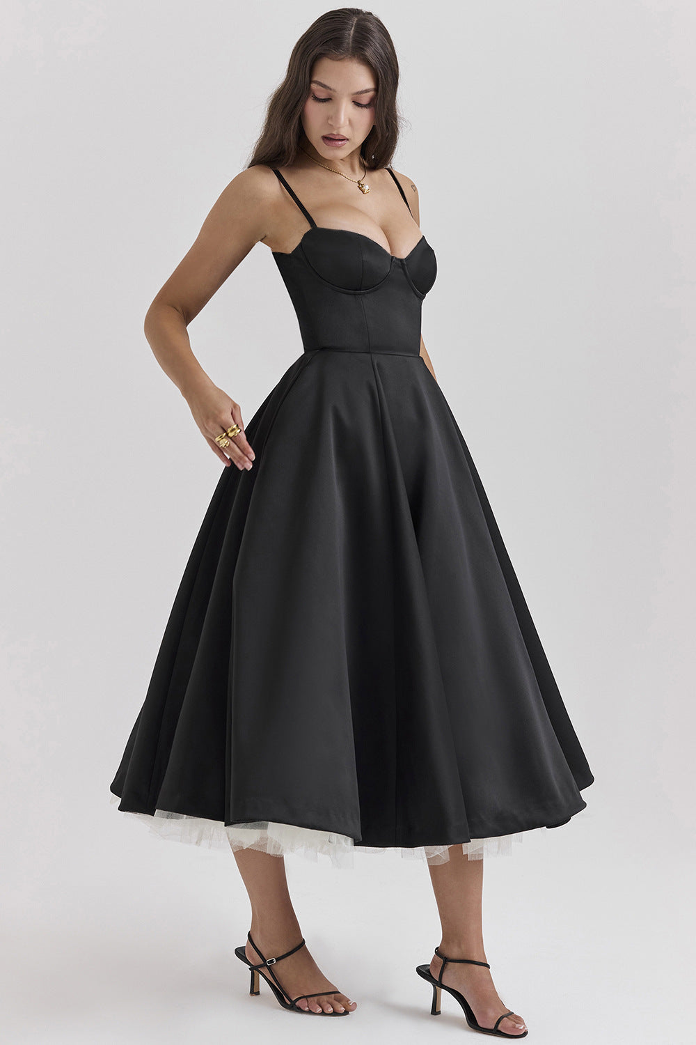Vestido midi romántico de verano ALBI - Vestidos - imagen 8