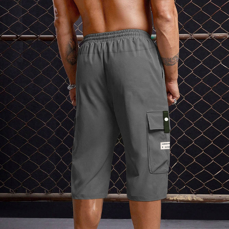 Pantalones cargo con cordón ALBI - Pantalones cortos tipo cargo - imagen 10