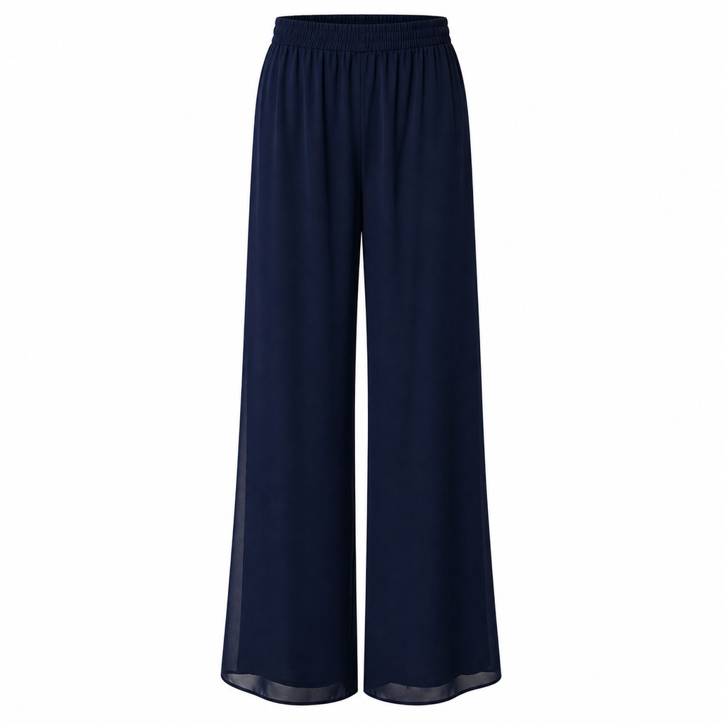 Conjunto de dos piezas con top de varias capas y pantalón ALBI - Conjuntos de ropa - puesto en modelo