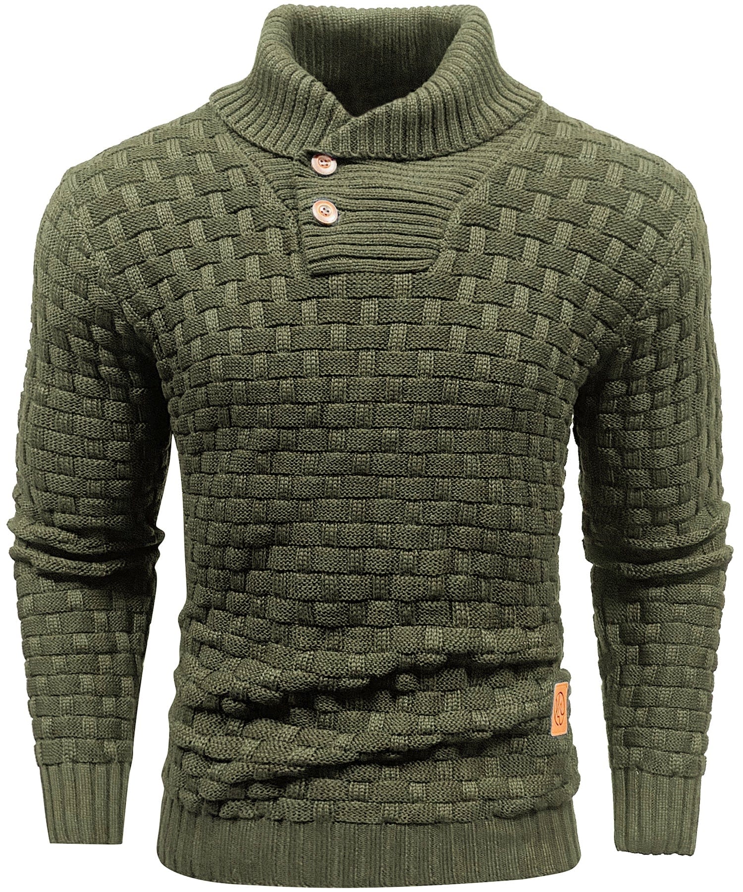 Jersey de canalé ALBI - Suéteres - color verde - imagen 15