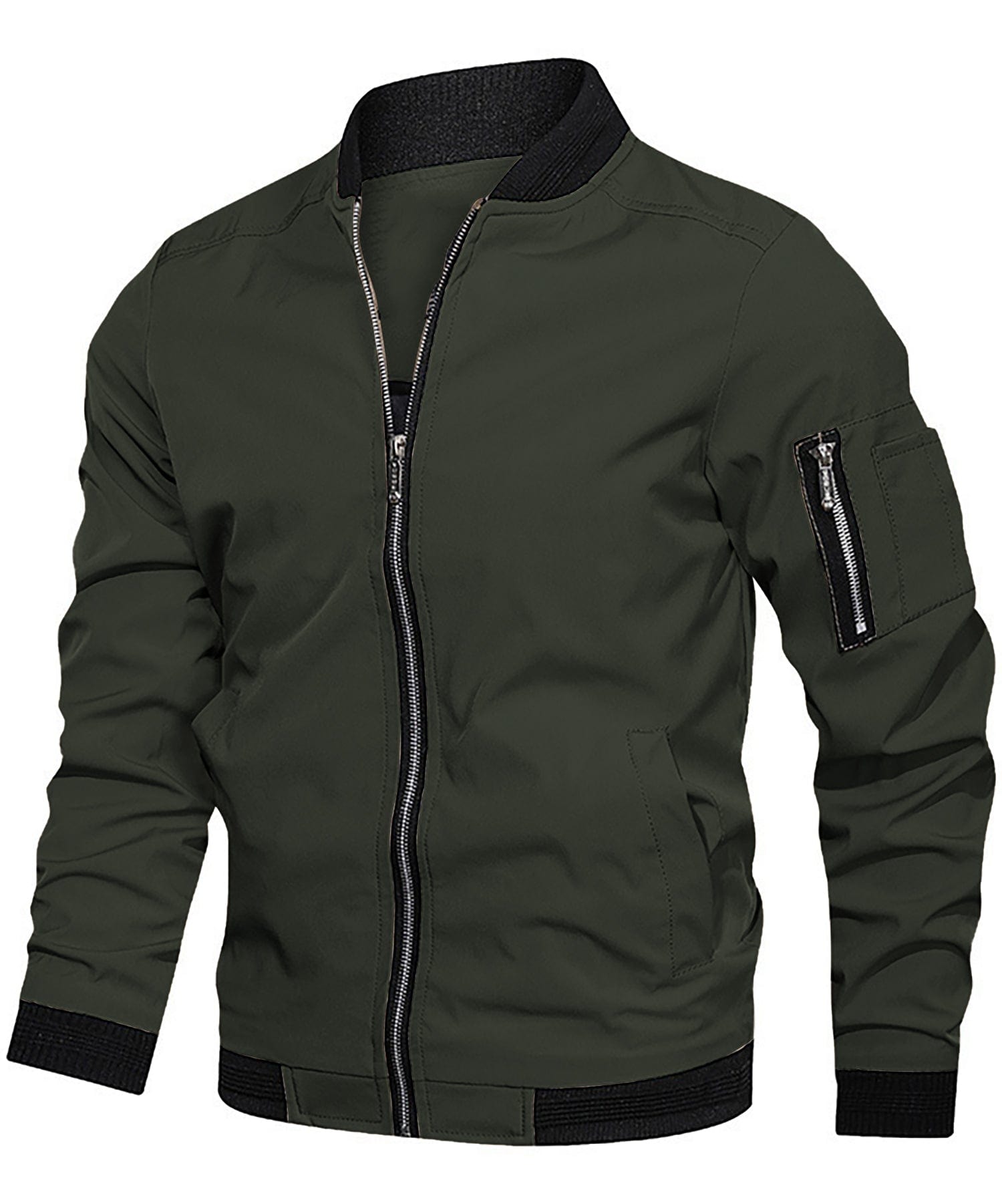 Chaqueta bomber primavera-otoño ALBI - Chaquetas bomber - vista lateral