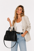 Bolso tote estructurado ALBI - Bolsos estilo shopper - foto principal