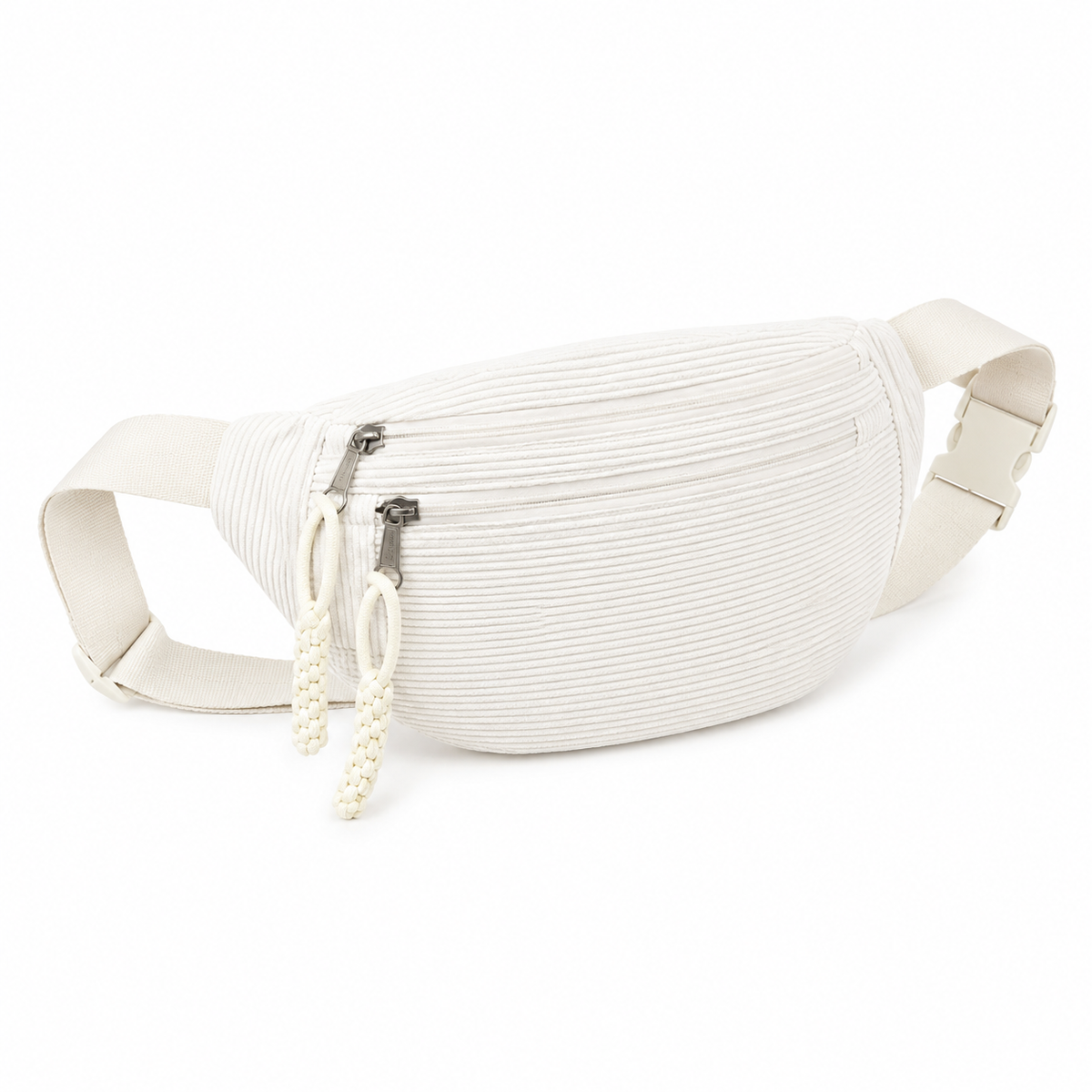 Petra | Bolso de hombro de terciopelo acanalado