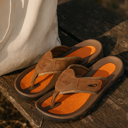 ALBI | Sandalias de piel con plantilla cómoda