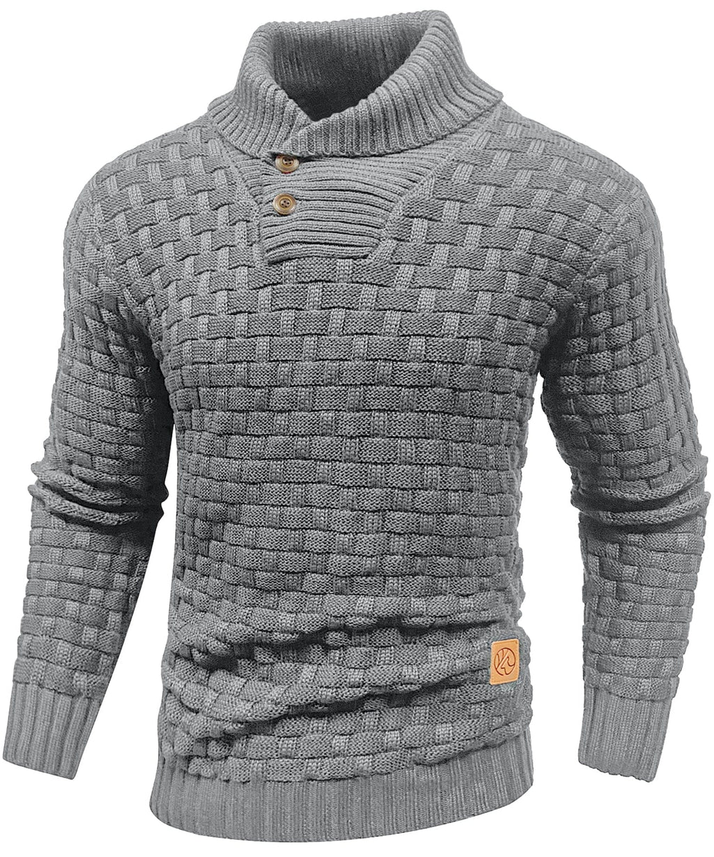 Jersey de canalé ALBI - Suéteres - color gris oscuro - vista trasera