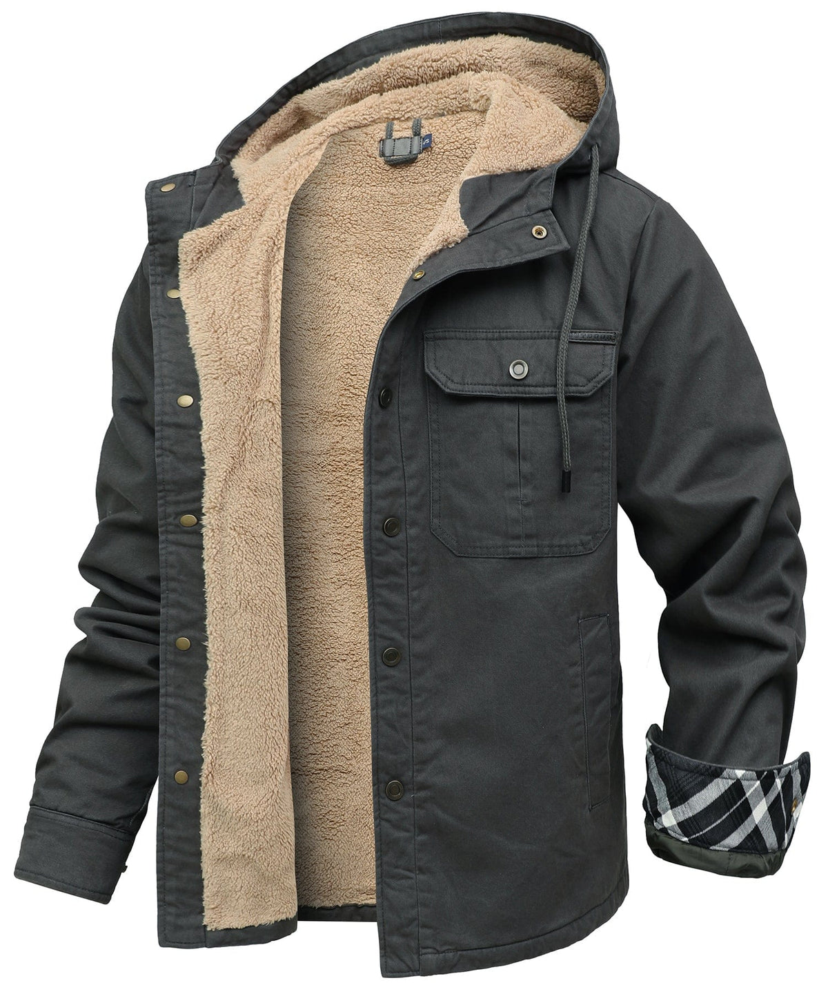 Chaqueta polar ALBI - Chaquetas y abrigos - color gris - imagen 8