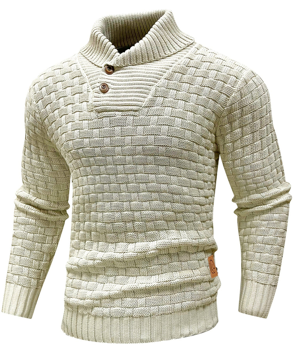 Jersey de canalé ALBI - Suéteres - color caqui - puesto en modelo
