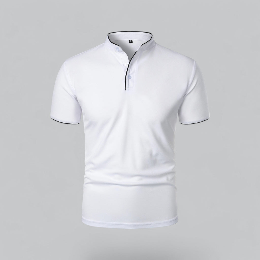 Polo sin cuello ALBI - Polos - puesto en modelo