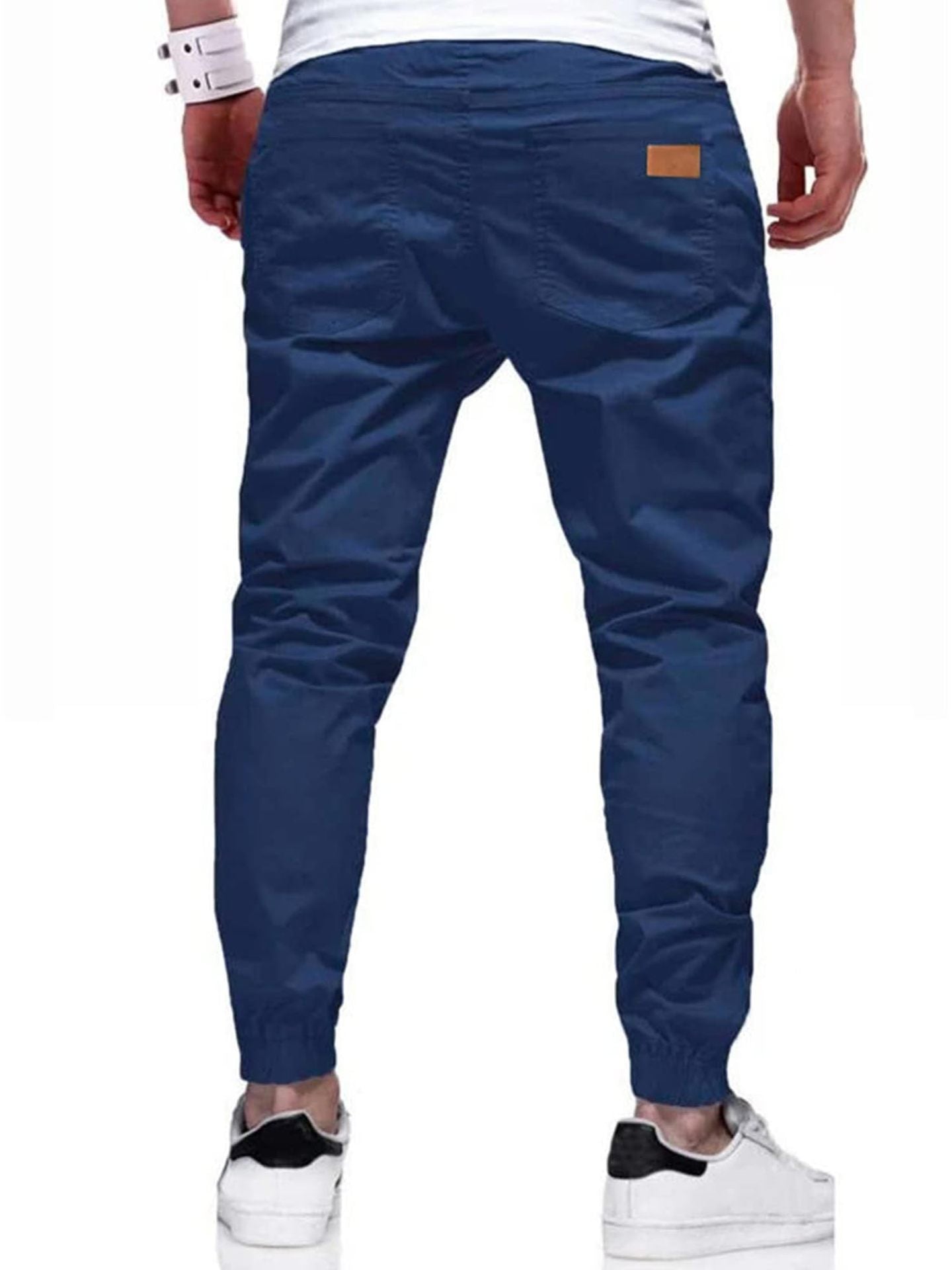 Pantalones casuales rectos con tejido elástico ALBI - imagen 9