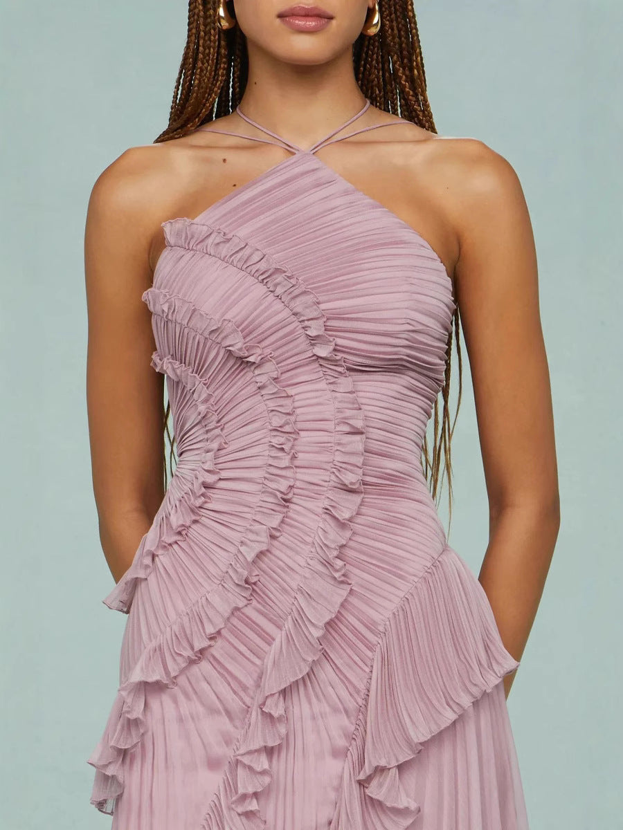 Vestido con volantes en espiral ALBI - Vestidos - imagen 11
