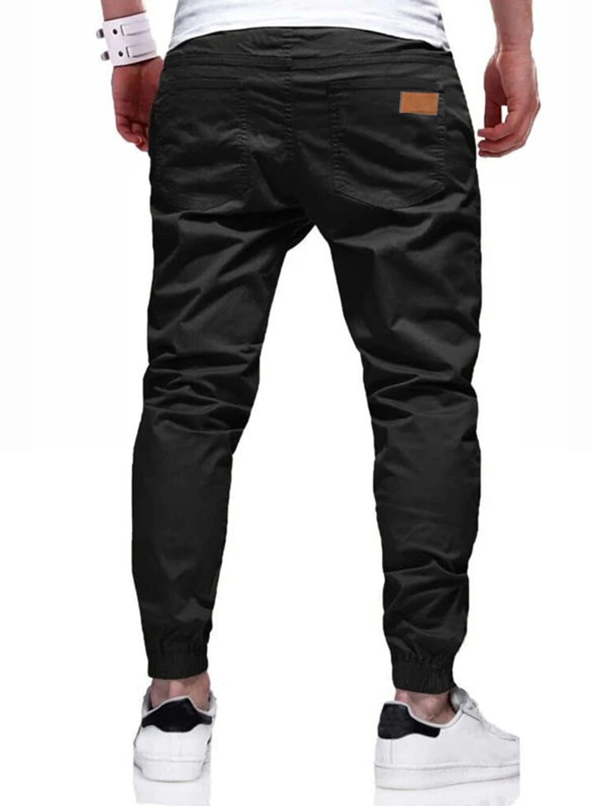 Pantalones casuales rectos con tejido elástico ALBI - imagen 8