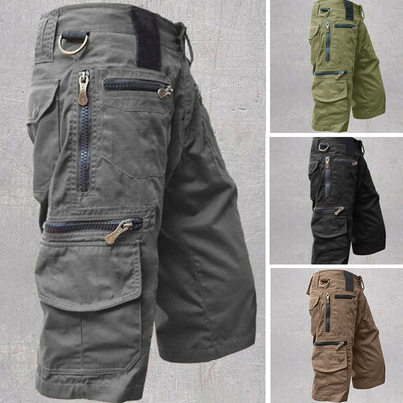 Pantalones cortos prácticos para hombre ALBI - vista trasera