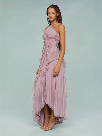 ALBI | Vestido con volantes en espiral
