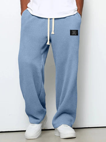 Pantalones anchos con cintura ajustable ALBI - foto principal