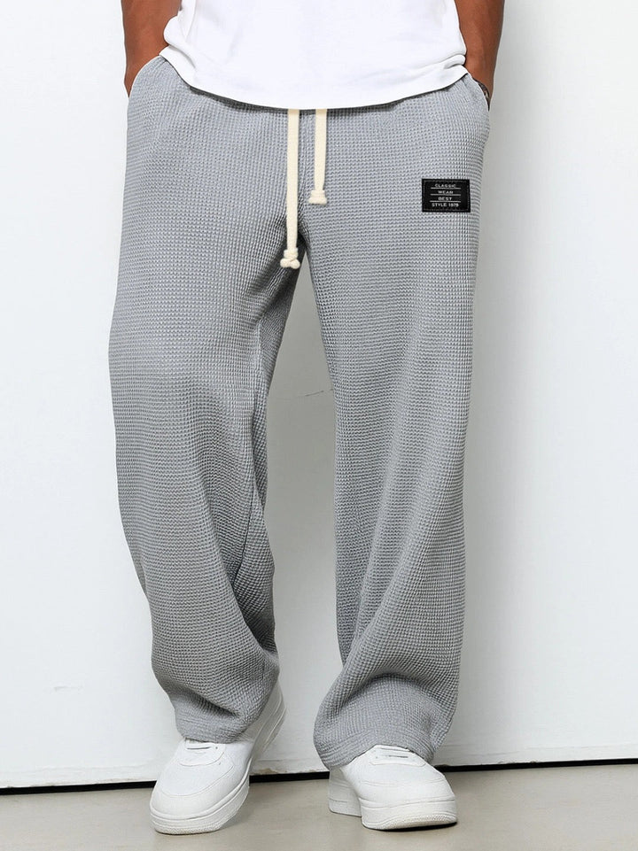 Pantalones anchos con cintura ajustable ALBI - vista lateral