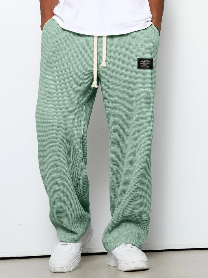Pantalones anchos con cintura ajustable ALBI - vista trasera