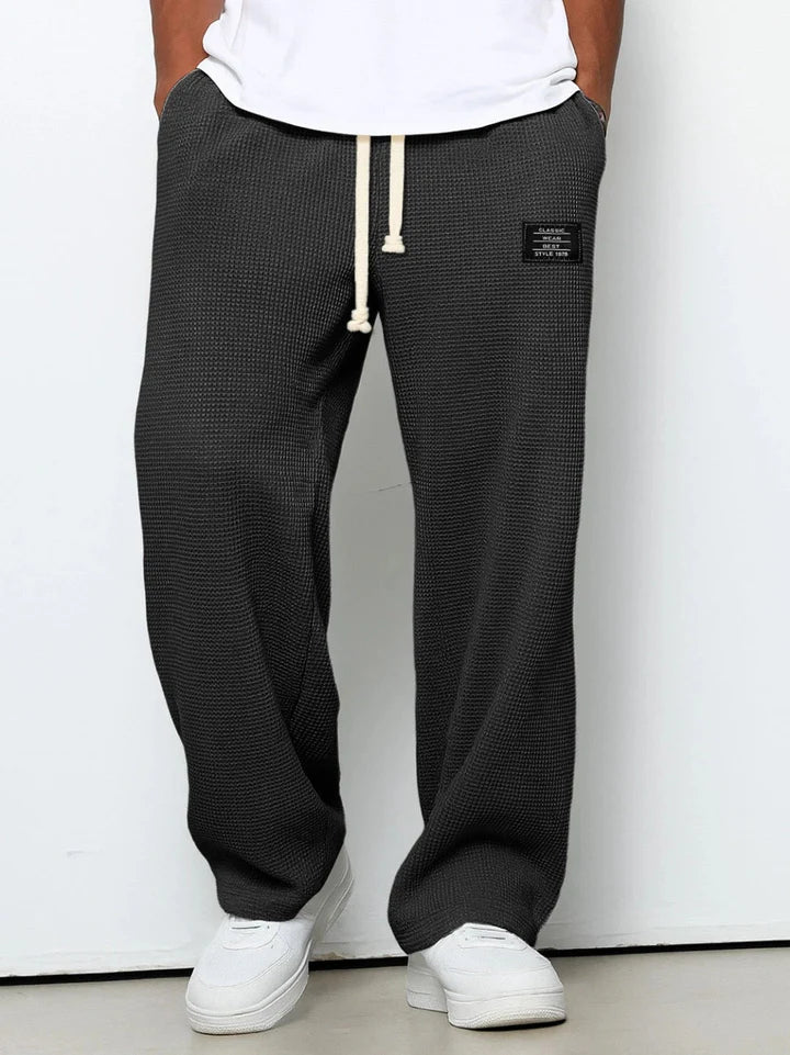 Pantalones anchos con cintura ajustable ALBI - vista de conjunto