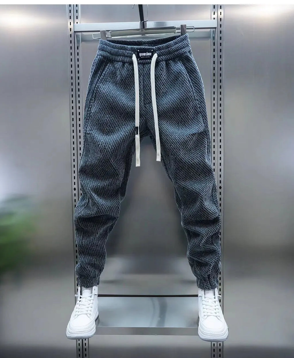 Pantalones de chándal ajustados con cintura elástica ALBI - foto principal