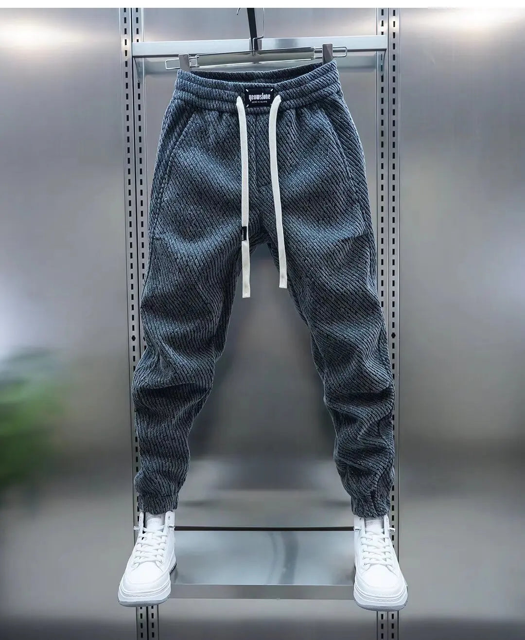 Pantalones de chándal ajustados con cintura elástica ALBI - foto principal
