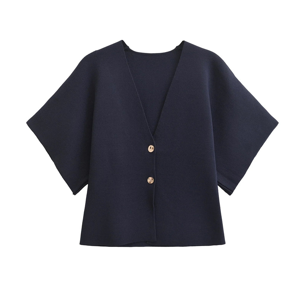 Blusa minimalista y elegante con cierre de botones ALBI - Blusas - imagen 12