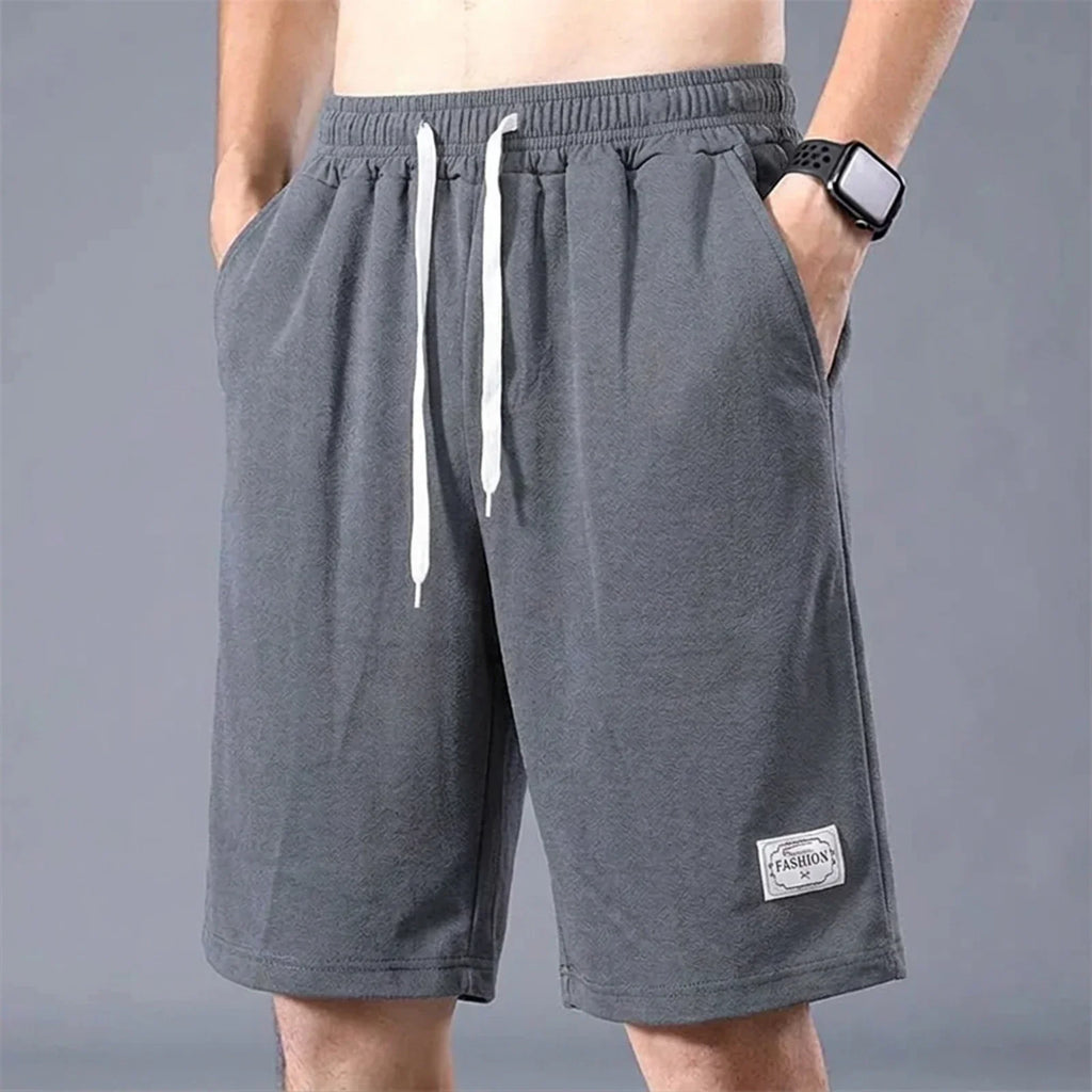 Pantalones cortos deportivos transpirables de seda de hielo ALBI - vista frontal