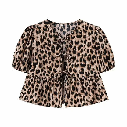 ALBI | Elegante blusa con lazo en la parte delantera