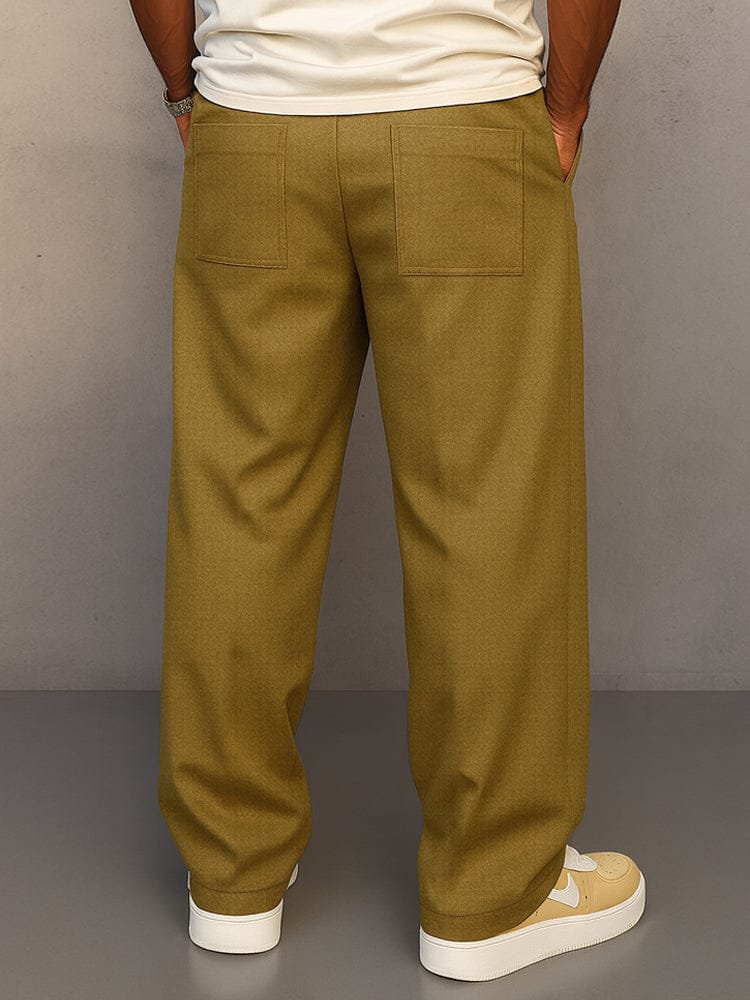 Pantalones de chándal modernos de corte recto ALBI - imagen 10