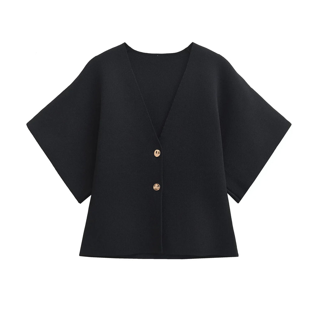 Blusa minimalista y elegante con cierre de botones ALBI - Blusas - vista frontal
