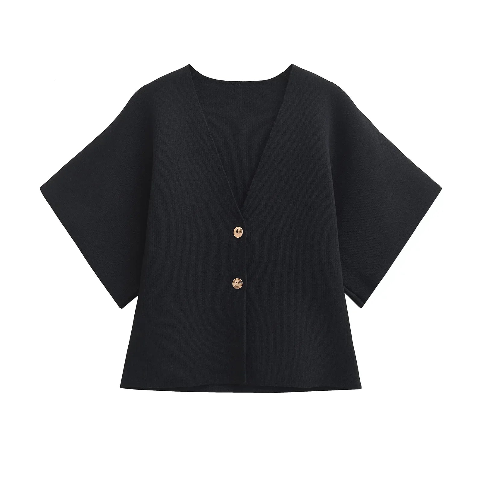 Blusa minimalista y elegante con cierre de botones ALBI - Blusas - vista frontal