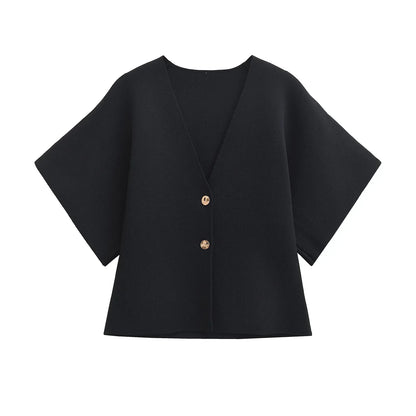 ALBI | Blusa minimalista y elegante con cierre de botones